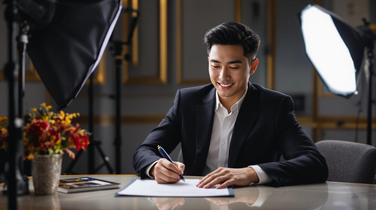 新生代演员苏晨正式签约影视大全,开启全新艺术征程